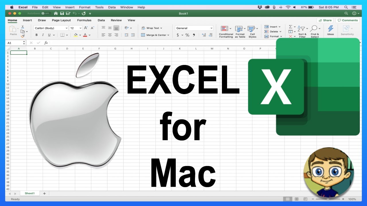 where is the home tab in excel for mac
